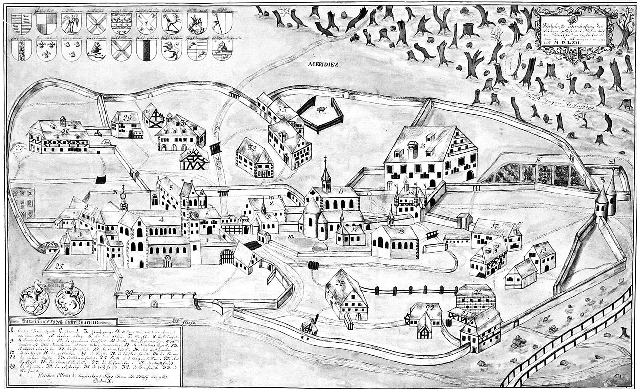 Kupferstich des Klosters St. Blasien